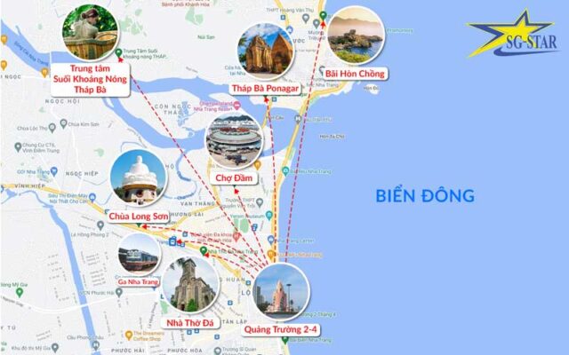 bản đồ tự lái Nha Trang