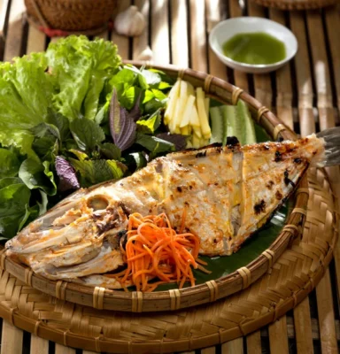 cá bò da nướng