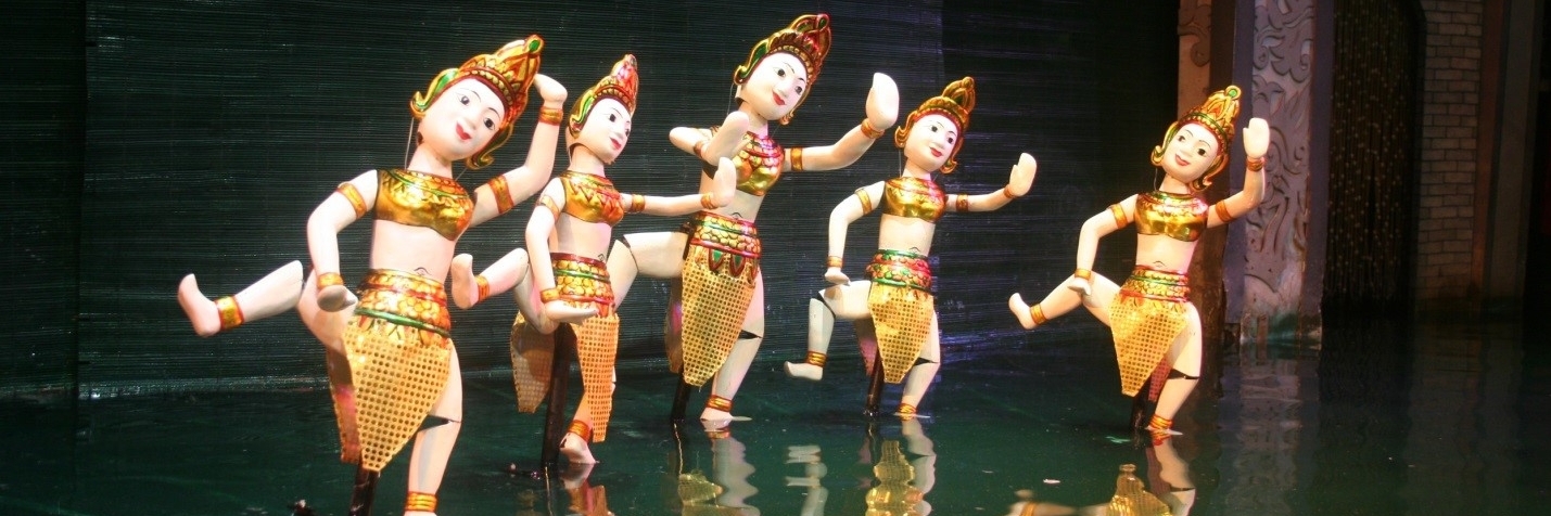 Làng rối nước Thanh Hải (Thanh Hai waterpuppet village) Hải Dương, Việt Nam